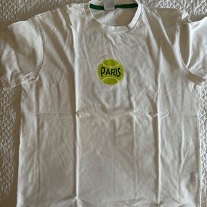 Zara Summer Stage Tennis Series Applique Logo Tee